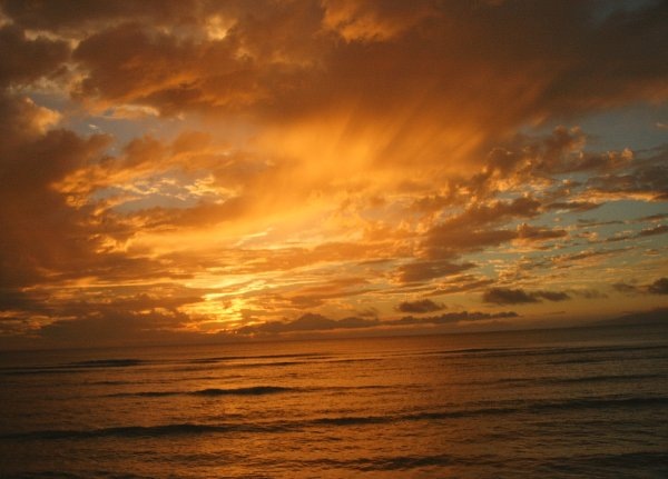 Maui sunset  Halama Street